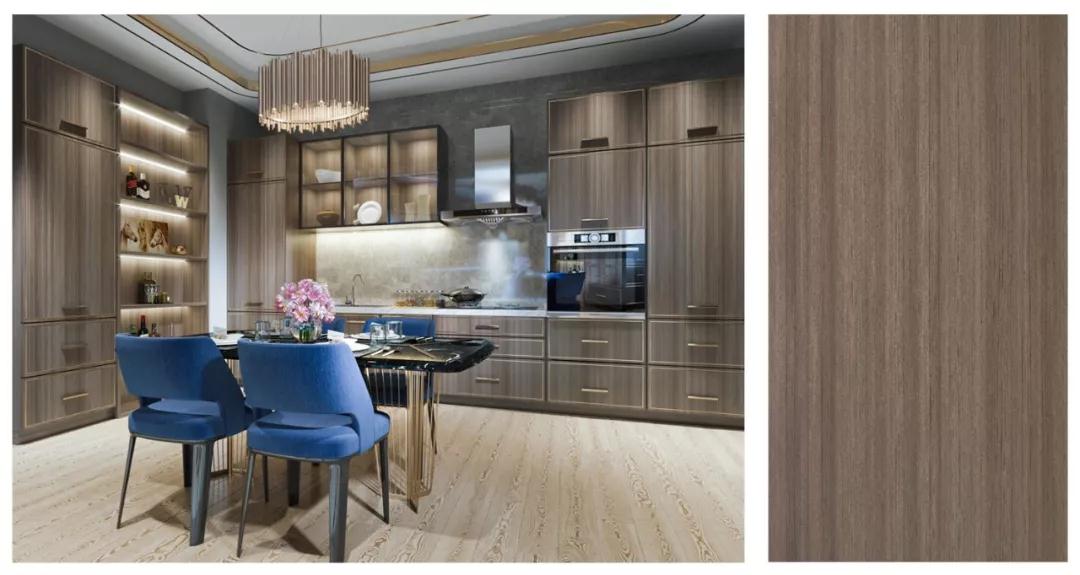 Z6尊龙免漆生态板银沙柚木