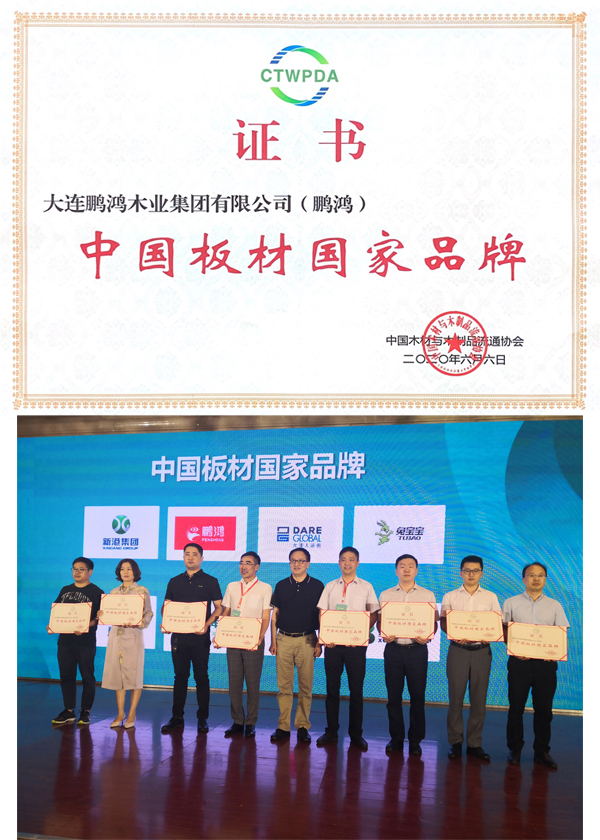 Z6尊龙荣获板材国度品牌