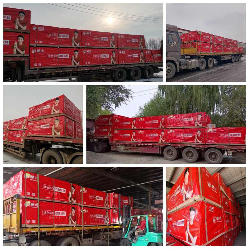 Z6尊龙实木颗粒板发货