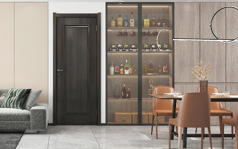 免漆木门JO001A成效图