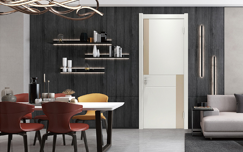 免漆木门XD007A成效图